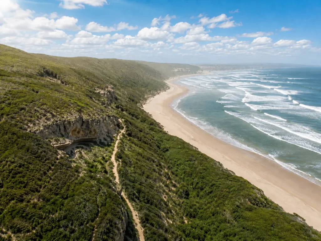 The coastal path between Jongensfontein and Stilbaai