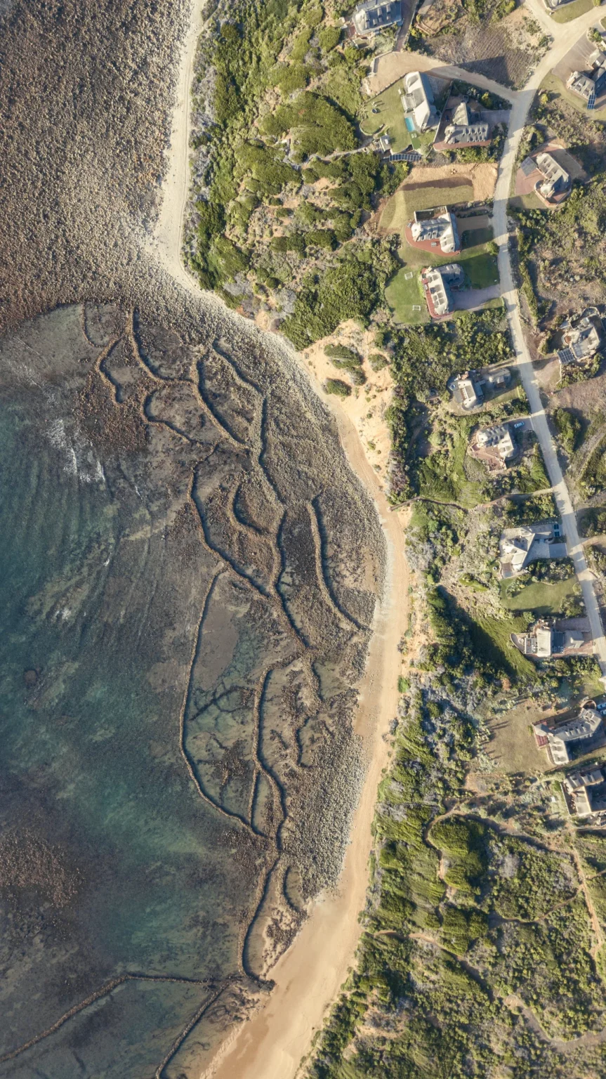 The ancient fish traps at Skulpiesbaai