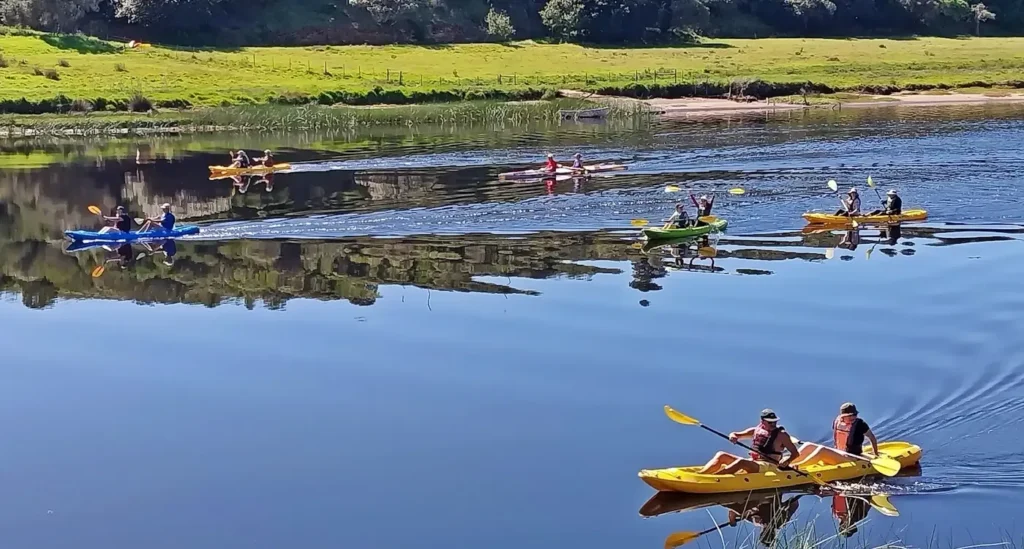 Canoeing on the Goukou River